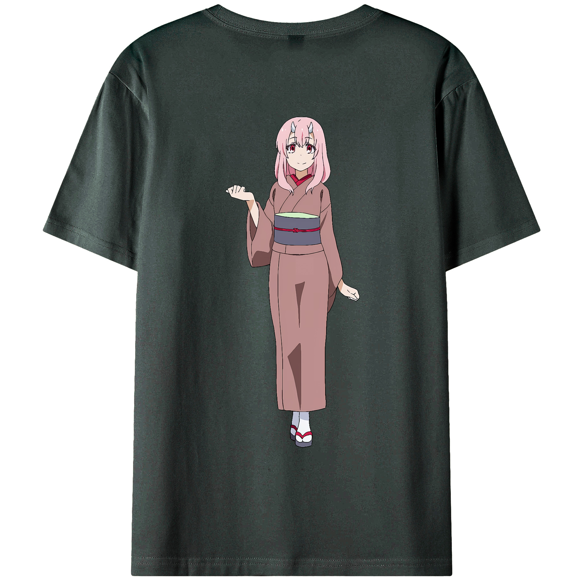（画像用） 転スラ Regarding Reincarnated to Slime 綿100％ メンズ半袖Tシャツ（バックプリント） 通気性
